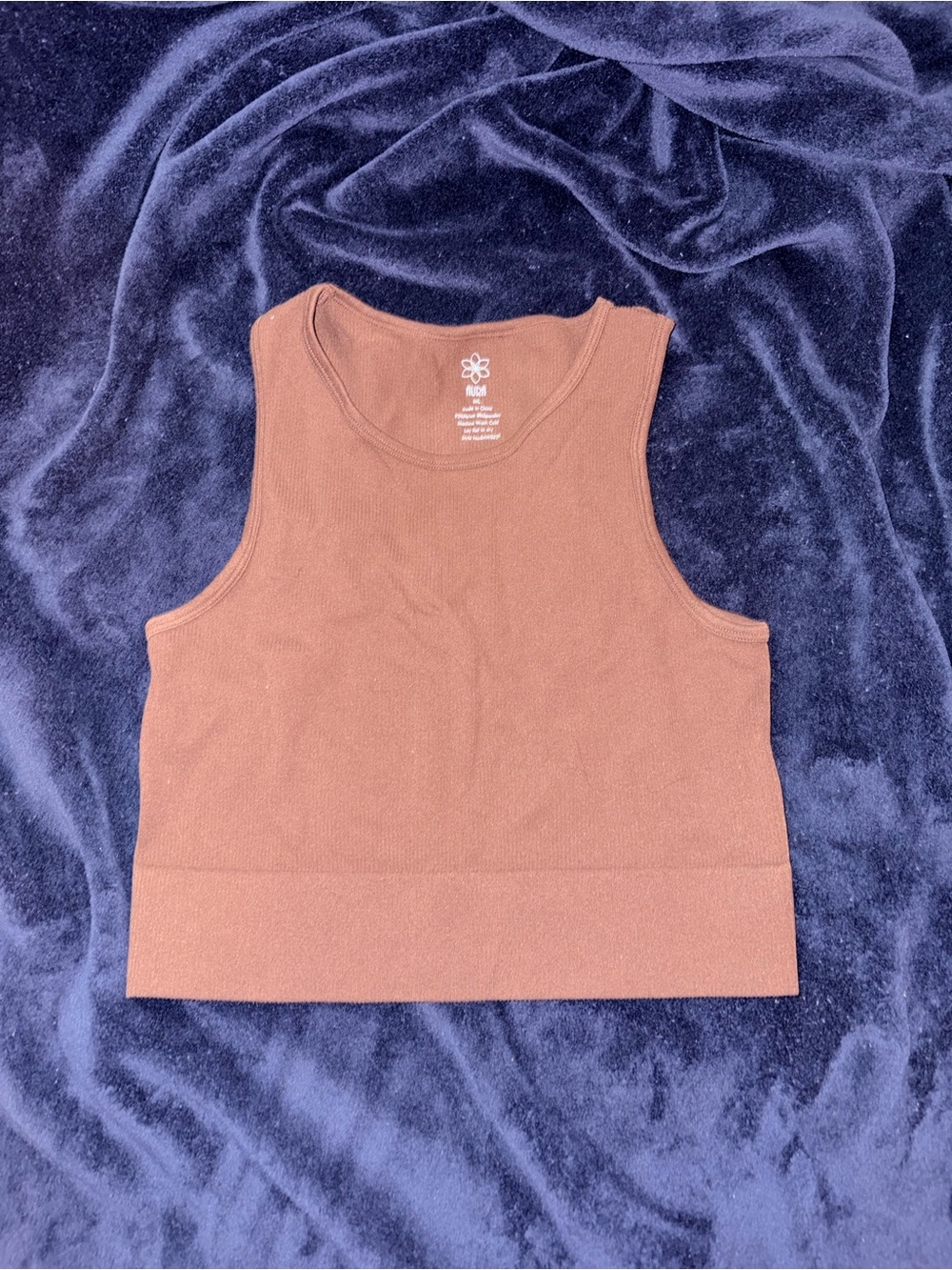 Brown Women’s Ribbed Tank Top